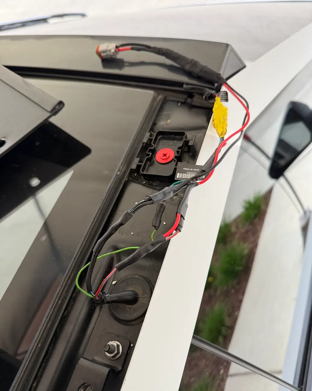 Tesla Cybertruck CybertruckCo Solar Frunk, Urander Rack 2.0, Unplugged Performanece Side Molle Sail Panels, and TSportLine CTX Front Bumper 1761584927641-fr