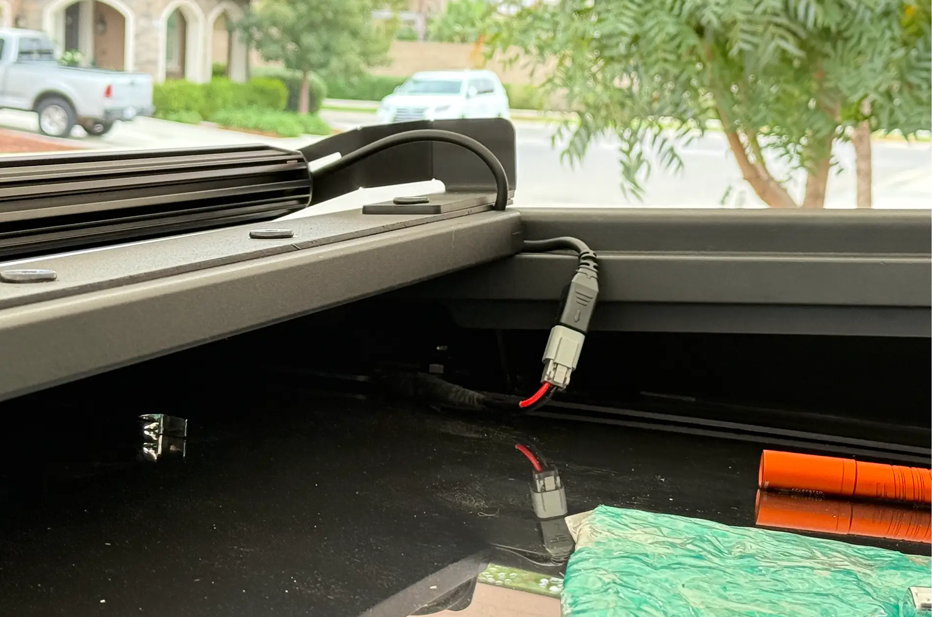 Tesla Cybertruck CybertruckCo Solar Frunk, Urander Rack 2.0, Unplugged Performanece Side Molle Sail Panels, and TSportLine CTX Front Bumper 1761585001365-d4
