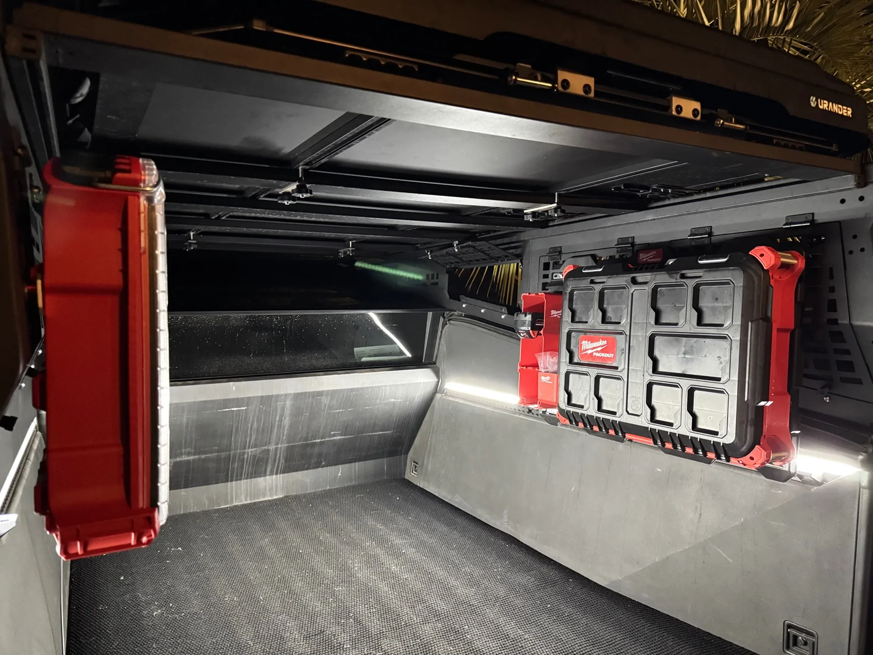 Tesla Cybertruck Urander Bed Cap Ideas & Setups IMG_5318