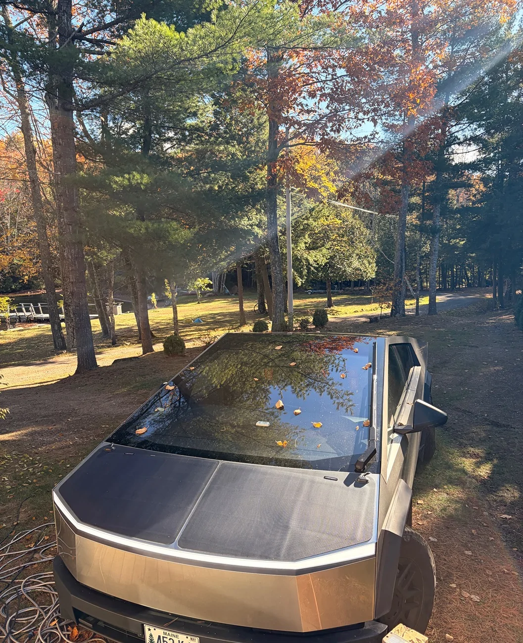 Tesla Cybertruck How I Achieved a Nominal 820W of Solar (Panels) Generation IMG_0695