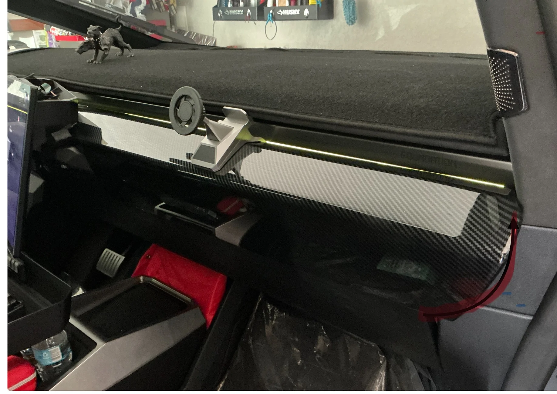 Tesla Cybertruck Buy the Forged Carbon Dashboard — Get Two Free Cybertruck Accessories! IMG_2483