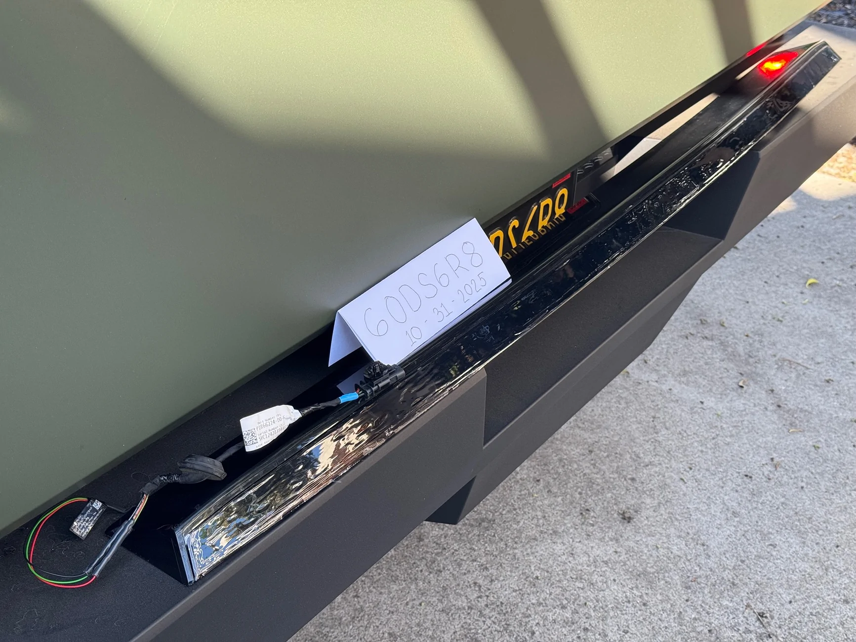 Tesla Cybertruck OEM CT Light Bar IMG_5389