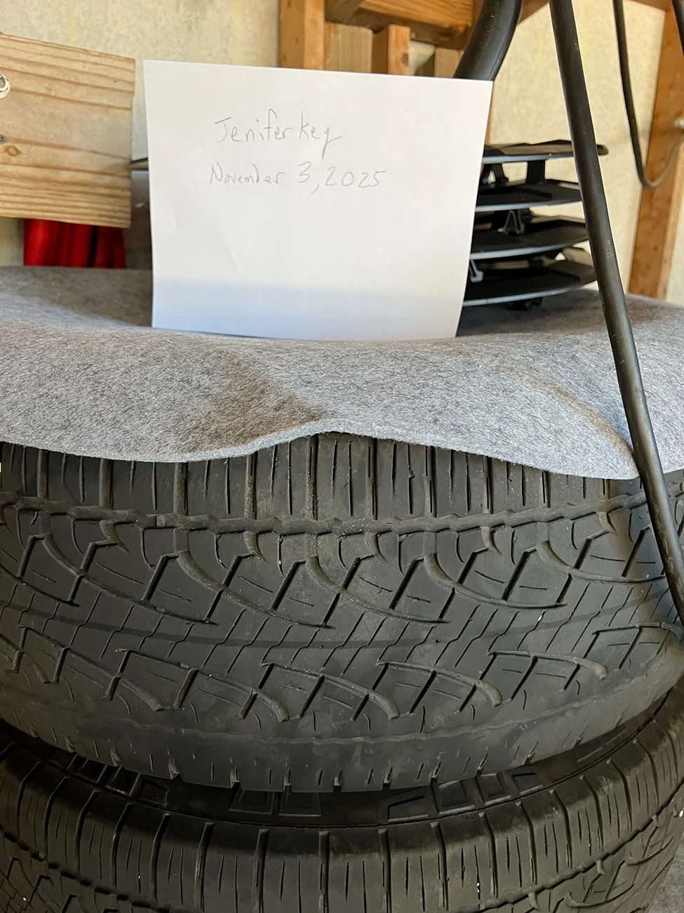 Tesla Cybertruck 1 used Core wheel/tire for spare $300 IMG_1233