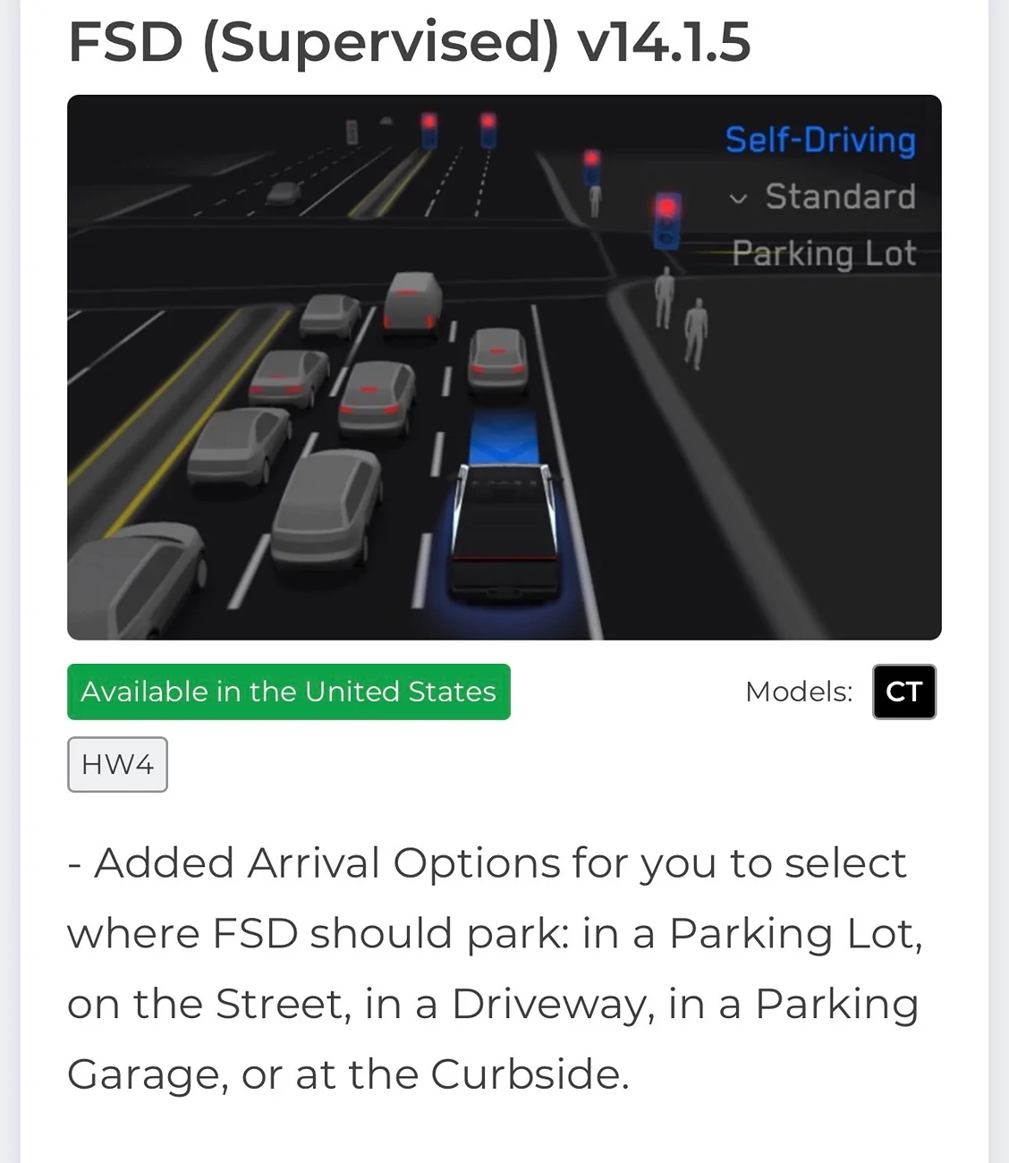 Tesla Cybertruck FSD V14 (v14.1.5) for CYBERTRUCK! See 2025.38.8.5 Update Release Notes IMG_4141