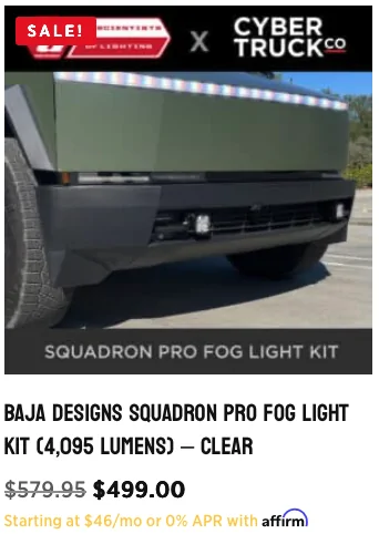 Tesla Cybertruck Are any of you guys with 2025's running a roof mounted light bar? Screenshot 2025-11-05 at 12.17.47 PM