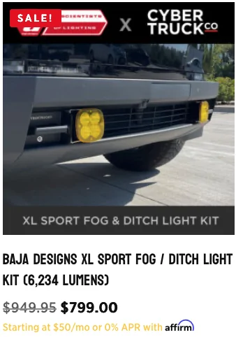 Tesla Cybertruck Are any of you guys with 2025's running a roof mounted light bar? Screenshot 2025-11-05 at 12.17.39 PM