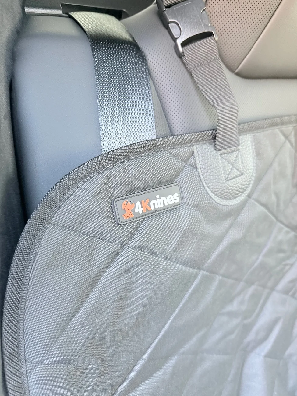Tesla Cybertruck 🥇 Best Rear Seat Cover - Split 60/40 Flip Up Access IMG_0327