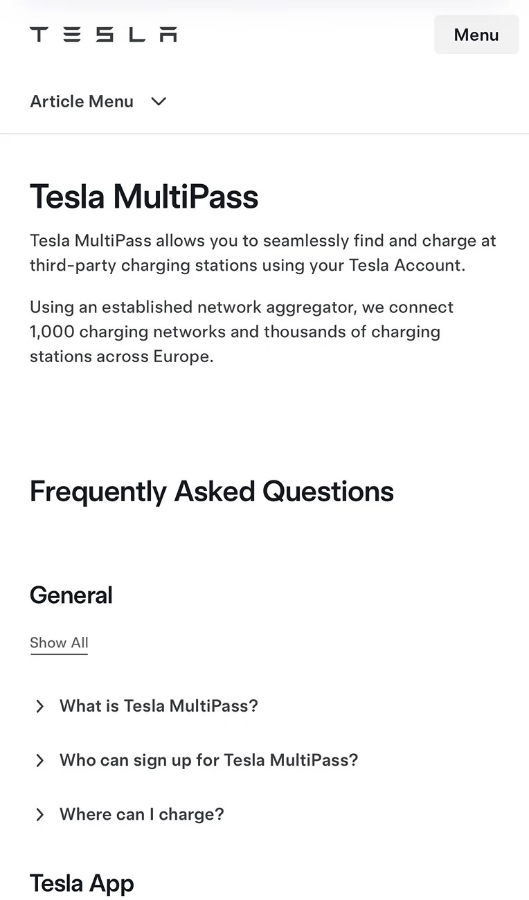 Tesla Cybertruck Tesla Multipass - anyone have it and using it for third-party charging stations? IMG_7349