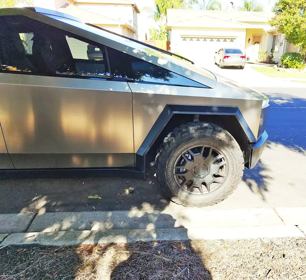 Tesla Cybertruck Cyberbeast on Gladiator X Comp M/T Tires + Diffuser Erase 108177-1494d8605e5ab31b55f359926ca5474
