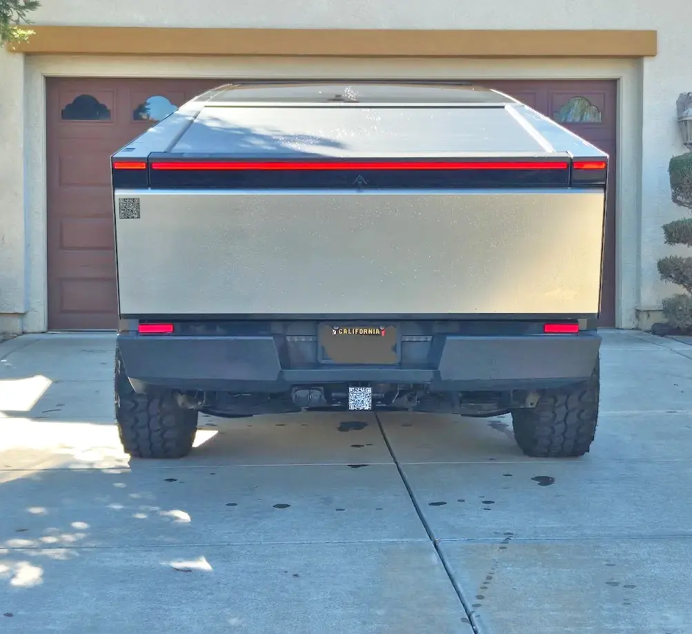 Tesla Cybertruck Cyberbeast on Gladiator X Comp M/T Tires + Diffuser Erase 108188-db955c1103eaaa2d9b4377863b0338