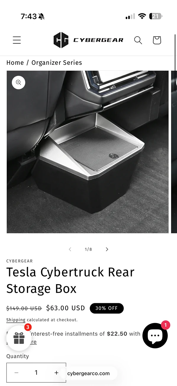 Indiana - Center consoles | Tesla Cybertruck Forum - Cybertruck Owners Club