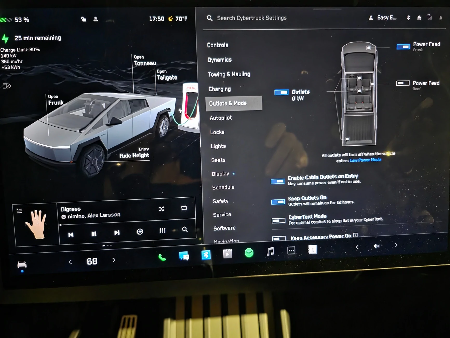 Tesla Cybertruck Supercharging Fail while using Power Outlets 1000002480