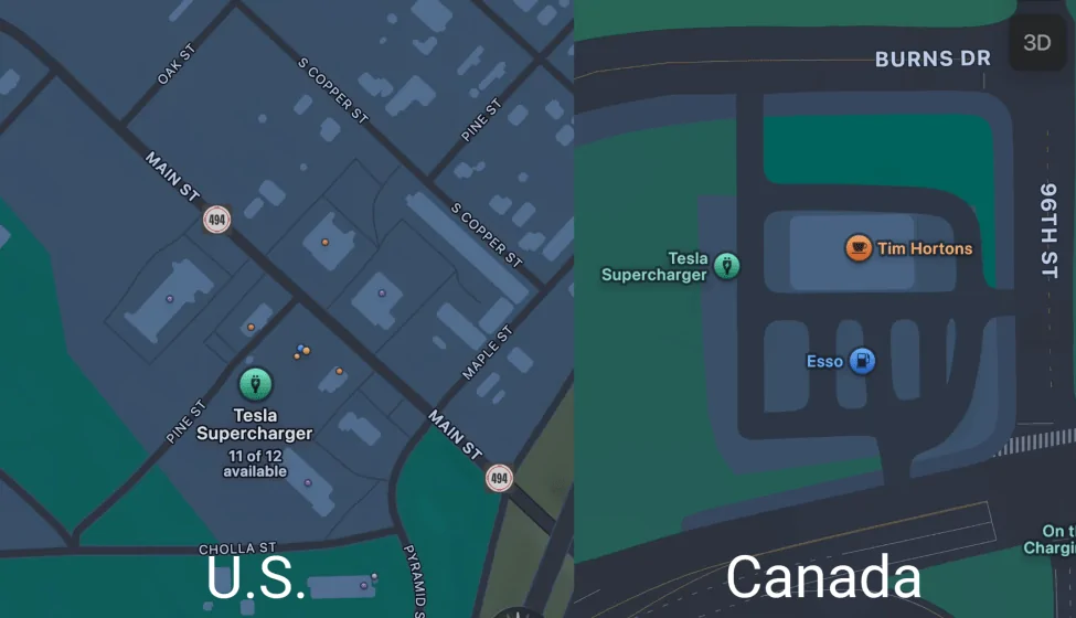 Ford F-150 Lightning Tesla Supercharger station availability now appearing in Google Maps + Apple Maps {filename}