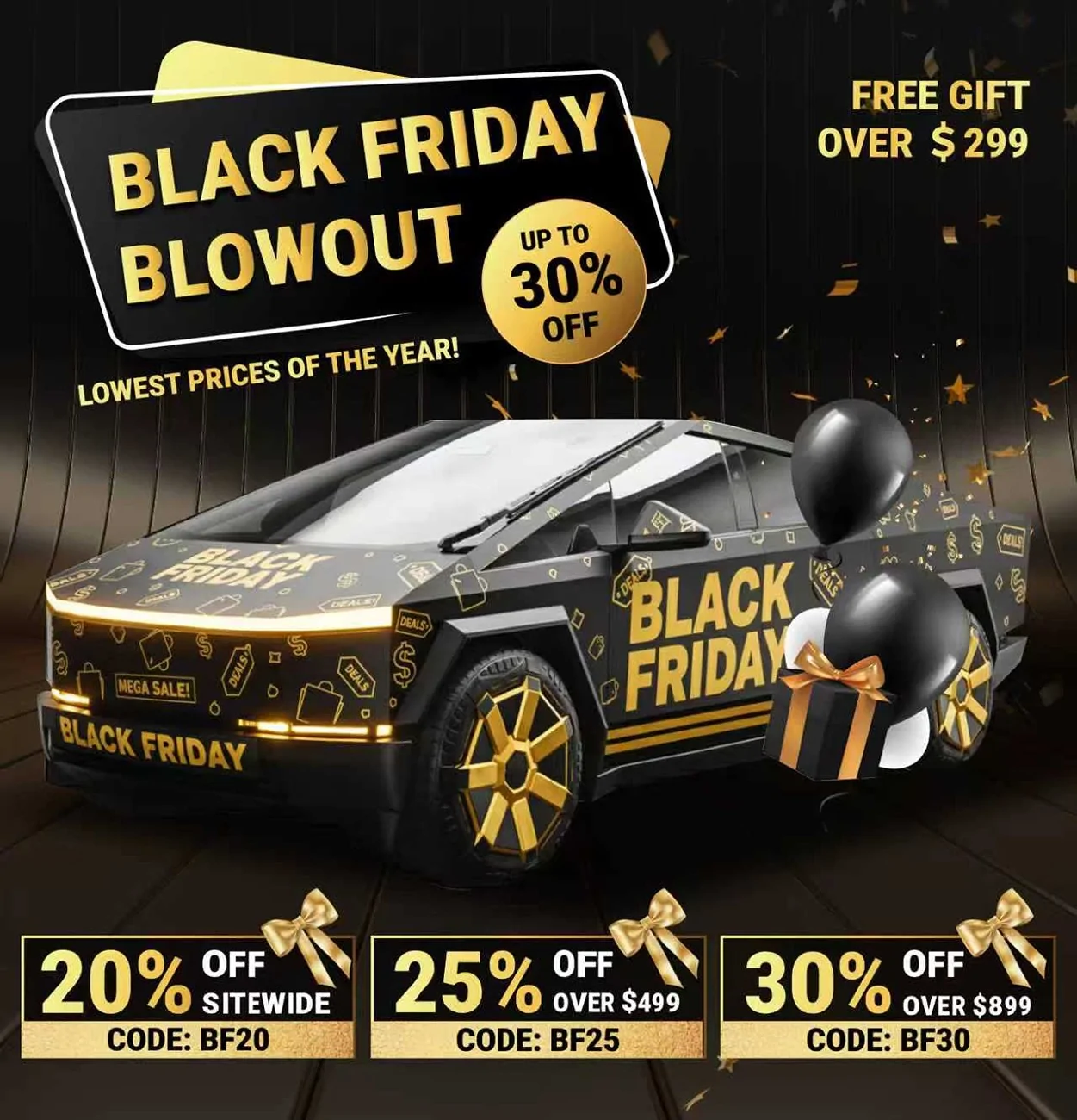 Tesla Cybertruck CyberGear Black Friday Sale aaaa7ffdcc3c546c3d0aadd50c1b0429