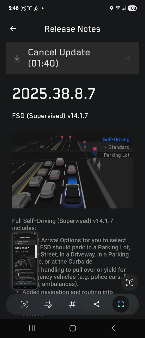 Tesla Cybertruck FSD v14.1.7 rolling out to all Cybertruck owners! Update yours yet?? 24247