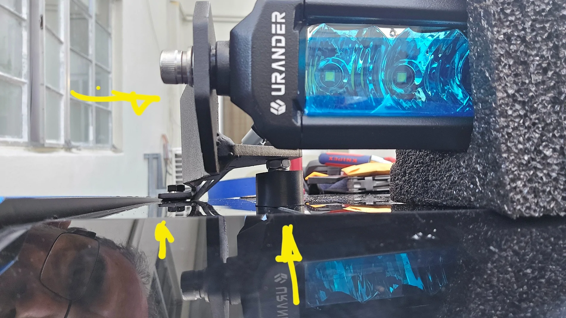 Tesla Cybertruck PSA - New Service Procedure for installing OEM Lightbar on Cybertruck 20251113_163401