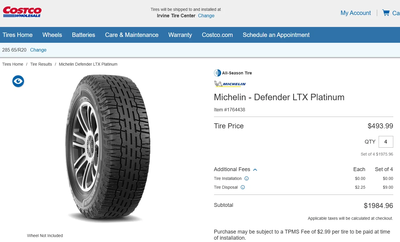 Tesla Cybertruck Best "All Around" Tires for CT 1763126564315-b5