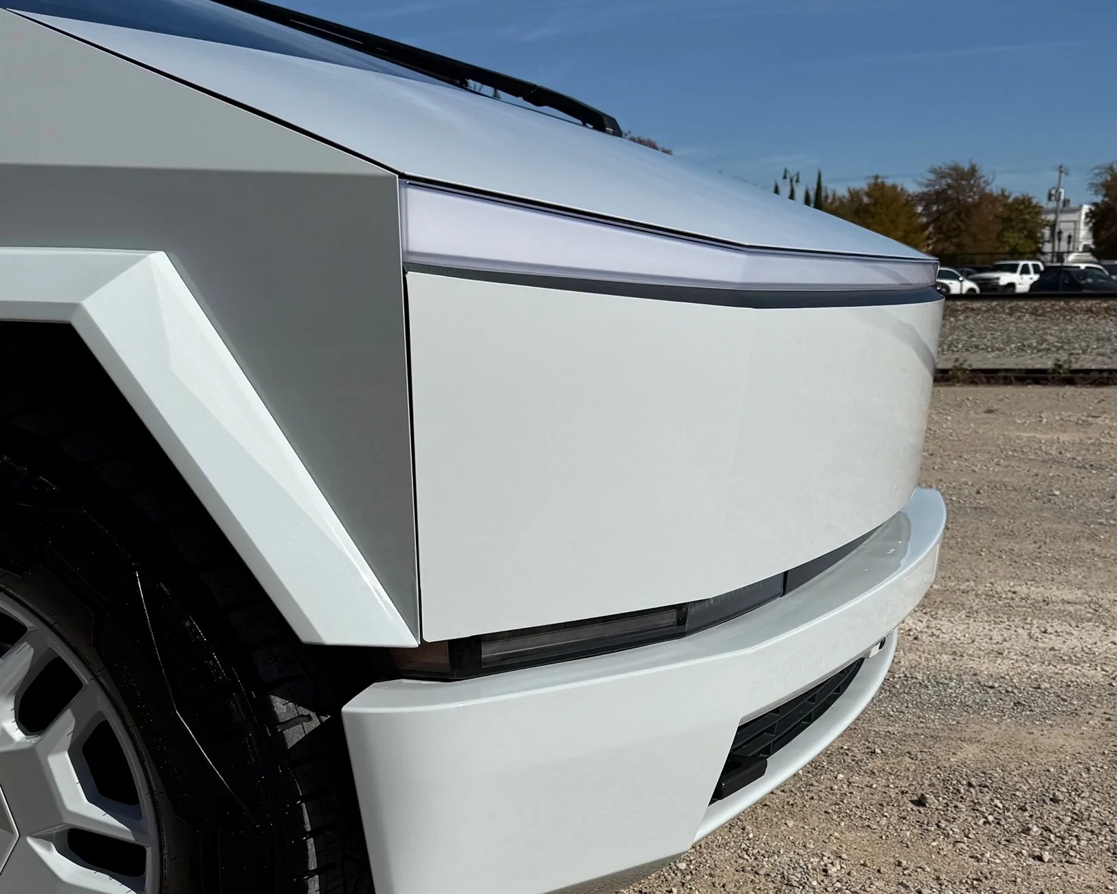 Tesla Cybertruck Cybertruck wrapped in TWRAPS Volcanic Gray PPF 4
