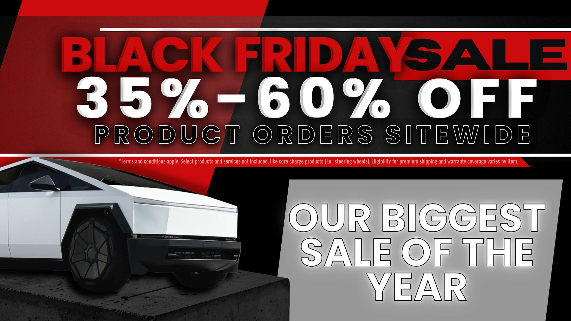 Tesla Cybertruck Black Friday Savings at RPM Tesla 🎉 35% Off Cybertruck Gear Black Friday Sale - RPM Tesla