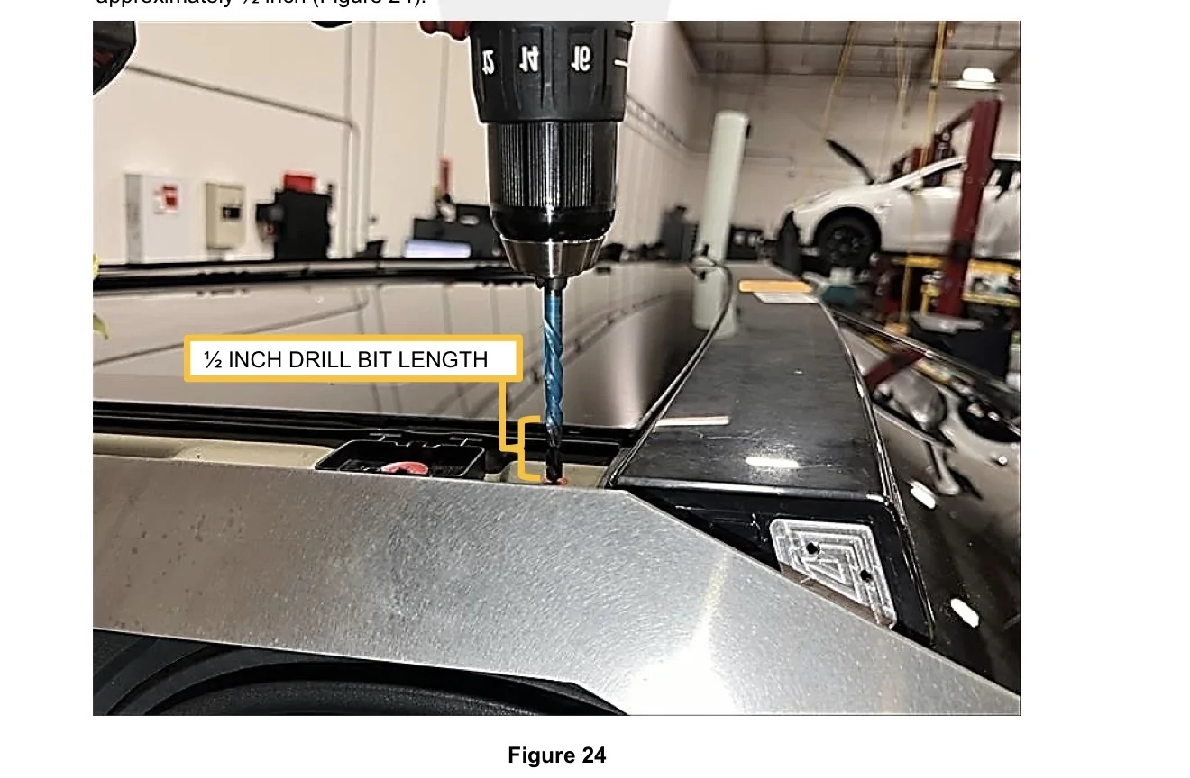 Tesla Cybertruck Recall bulletin SB-25-90-001 Off Road Lightbar fix - new version with bracket IMG_2372