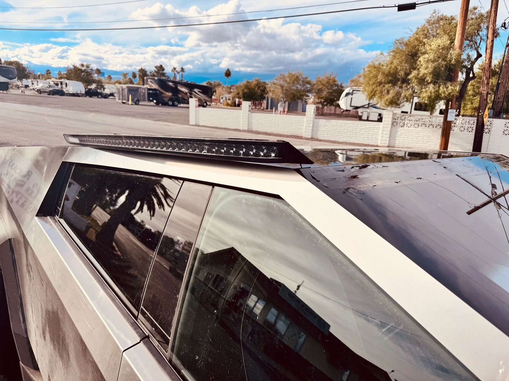 Tesla Cybertruck Recall bulletin SB-25-90-001 Off Road Lightbar fix - new version with bracket IMG_3331