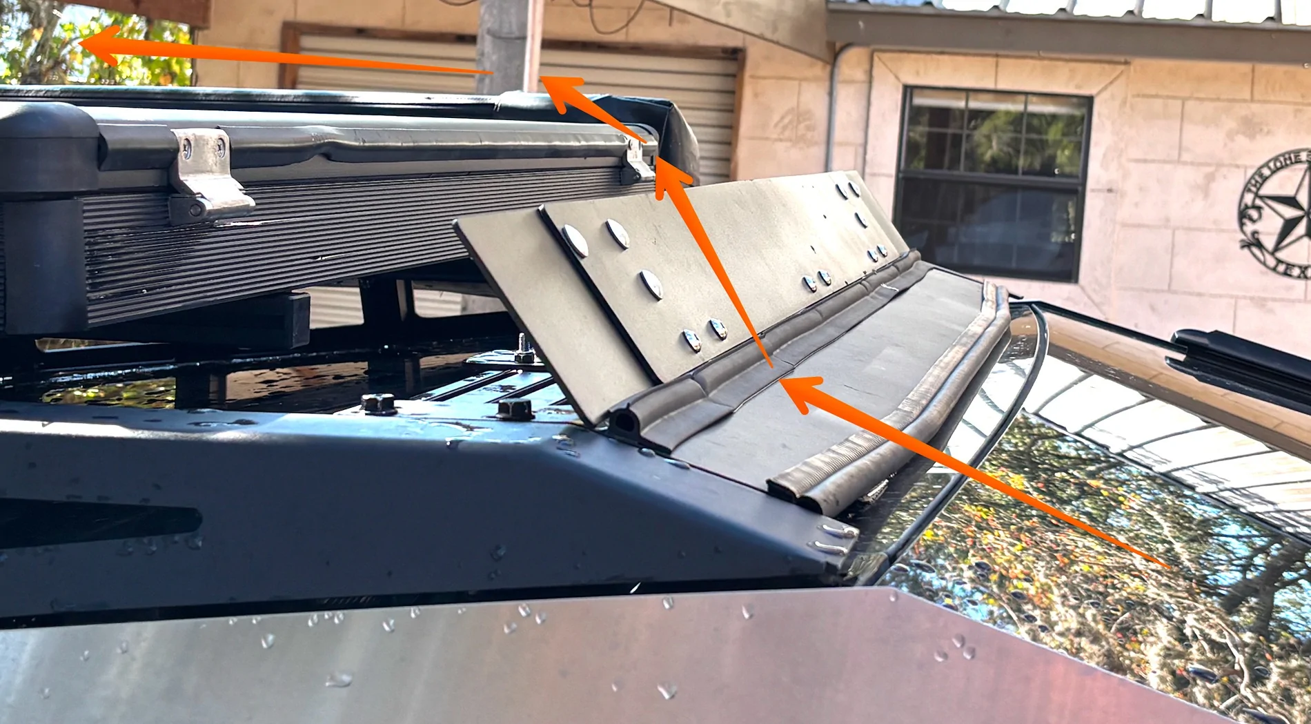 Tesla Cybertruck Roof Rack, Tent, Awning, and Wind Fairing setup on my Cybertruck over