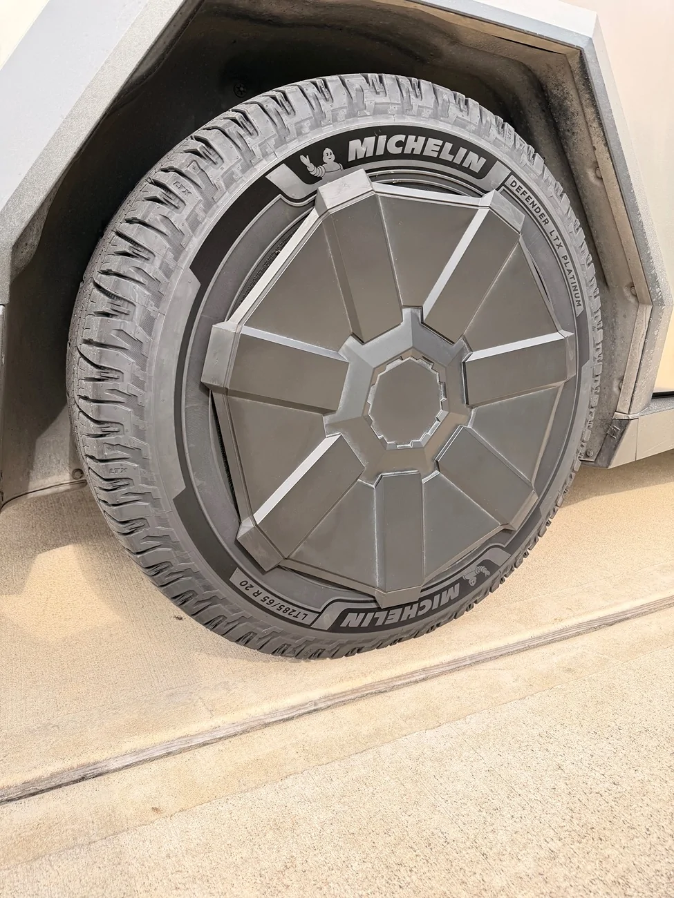 Tesla Cybertruck Another Michelin Defender LTX Platinum Thread IMG_0925