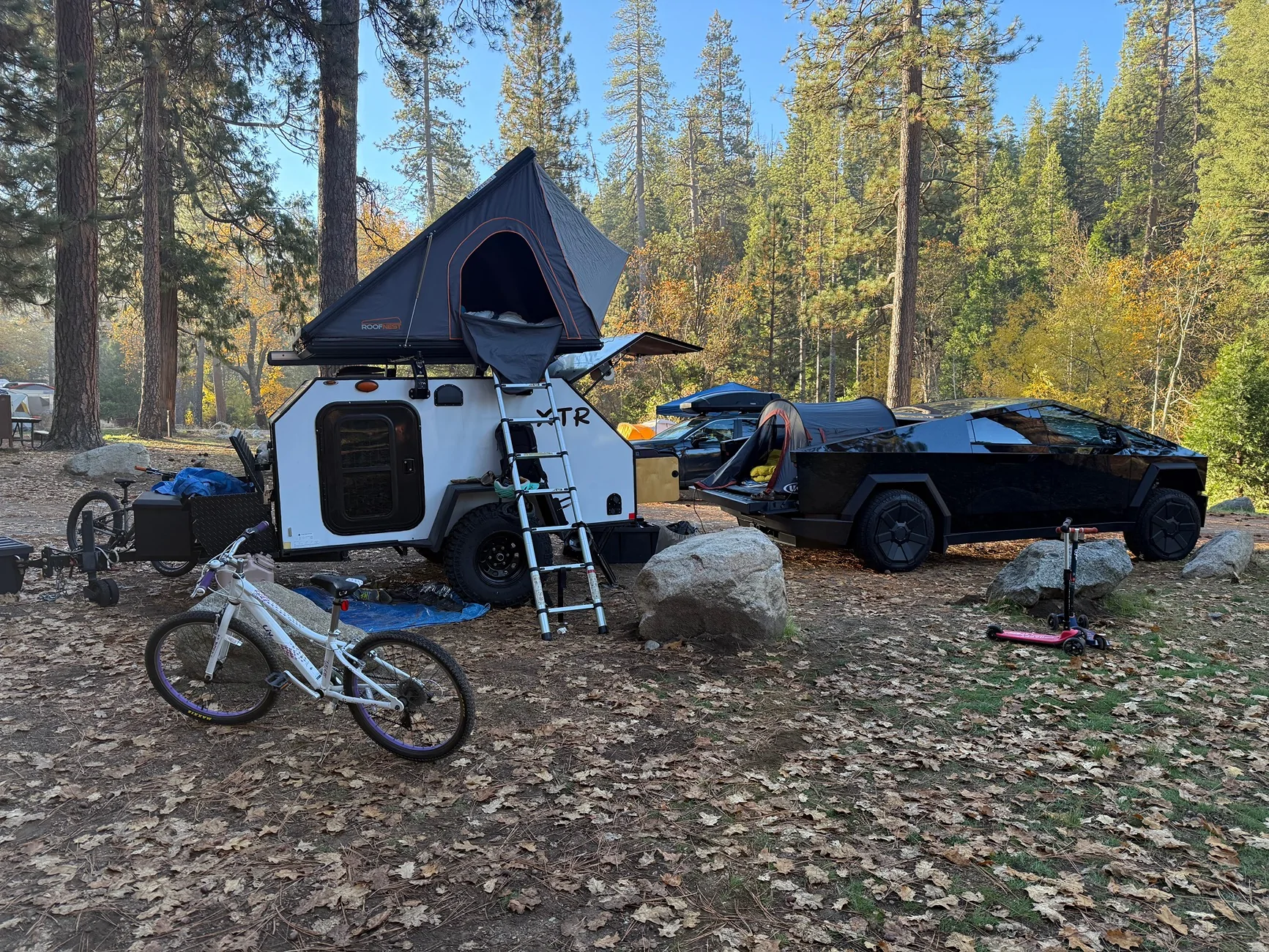 Tesla Cybertruck What does your camping setup look like? IMG_2882