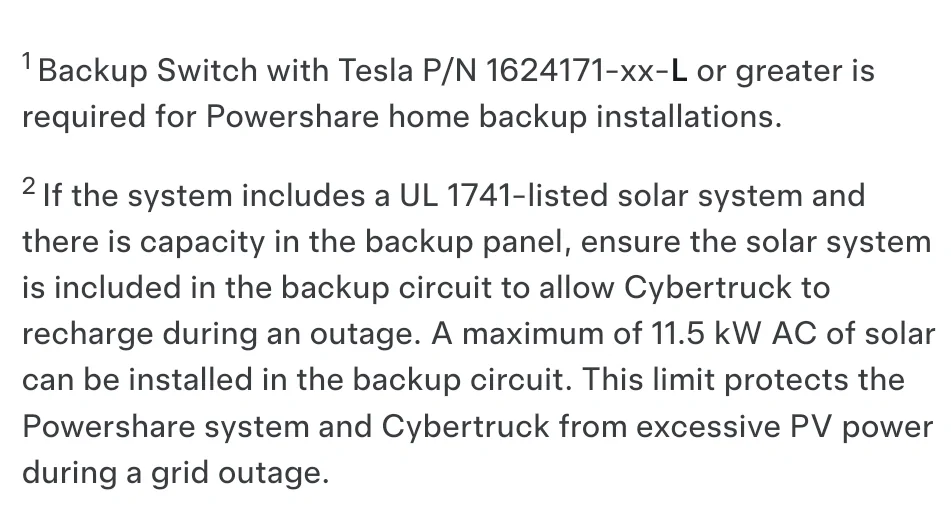 Tesla Cybertruck Does Powerwall 3 support powershare now with no need for gateway? AISelect_20251121_061700_Firefox