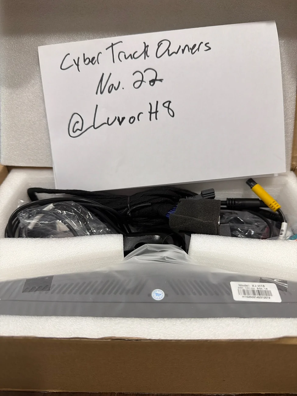 Tesla Cybertruck Digital rear view mirror touch screen S92 new for sale imag