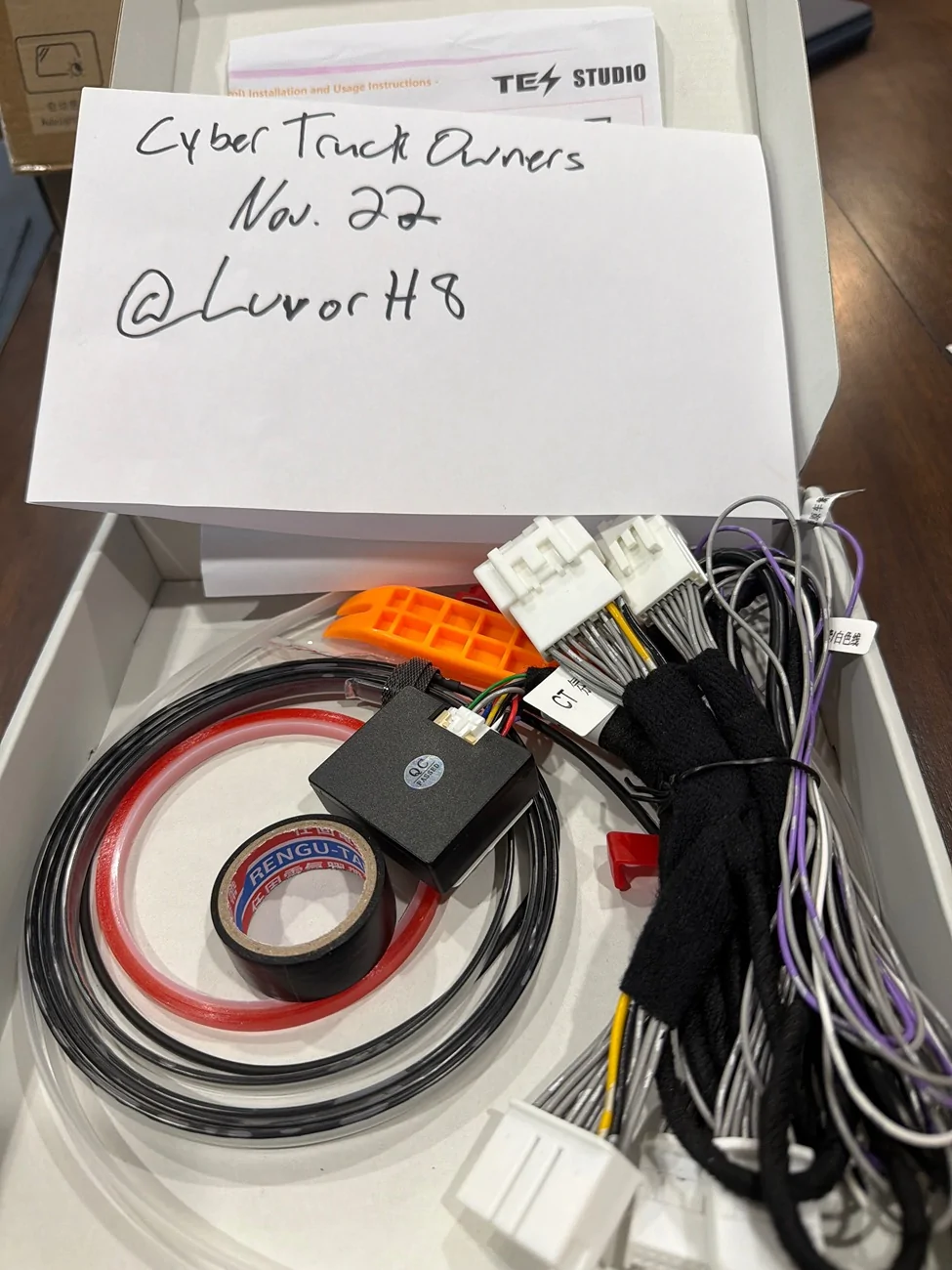 Tesla Cybertruck BSD Blind Spot Detection System Ambient Lighting new for sale imag