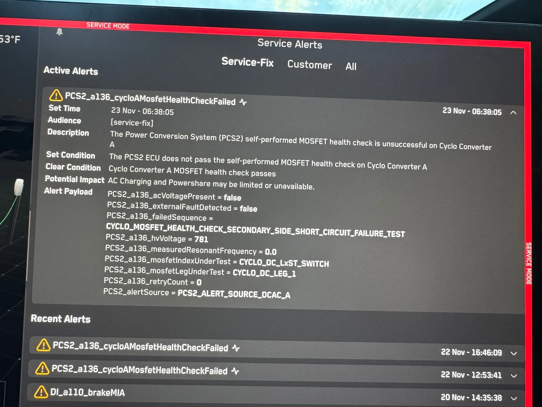 Tesla Cybertruck Power Conversion System Failure IMG_3488