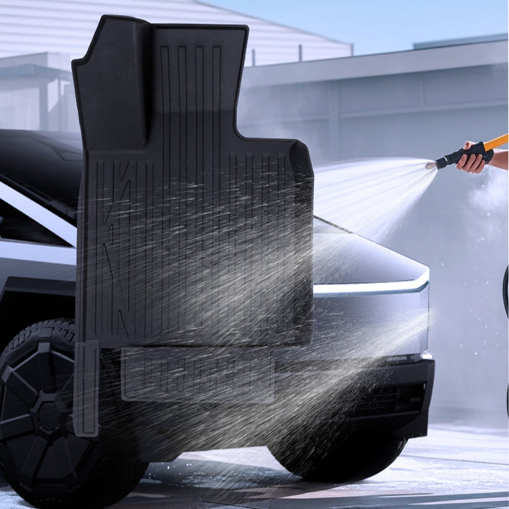Tesla Cybertruck 🔥 Black Friday Mega Sale — Cybertruck Extended Floor Mats & Sitewide Deals! _Heavy-DutyTPEProtectionforMaximumInteriorShield_5