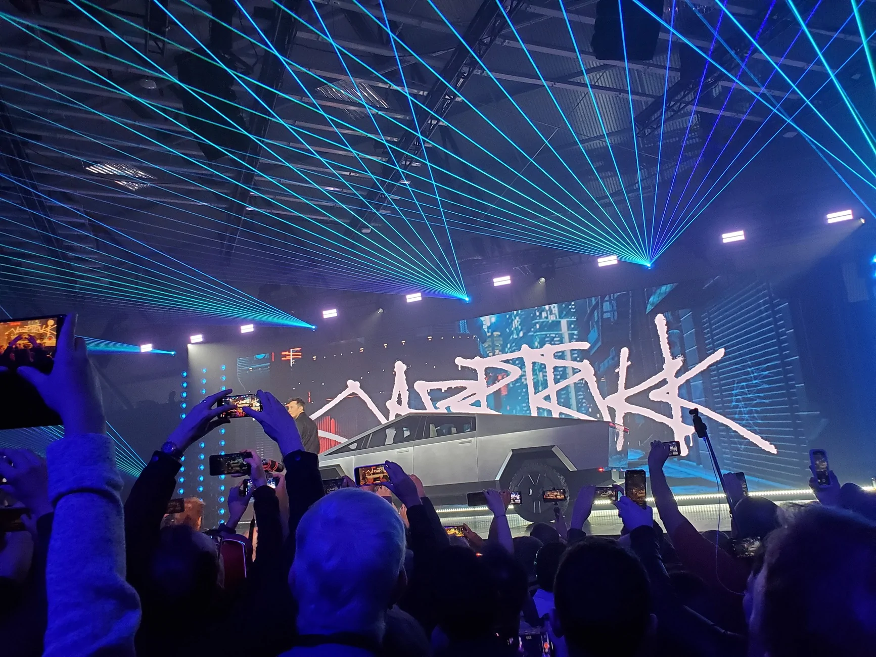 Tesla Cybertruck Wow 6 Year Anniversary already of Cybertruck reveal (November 21, 2019) 20191121_201417