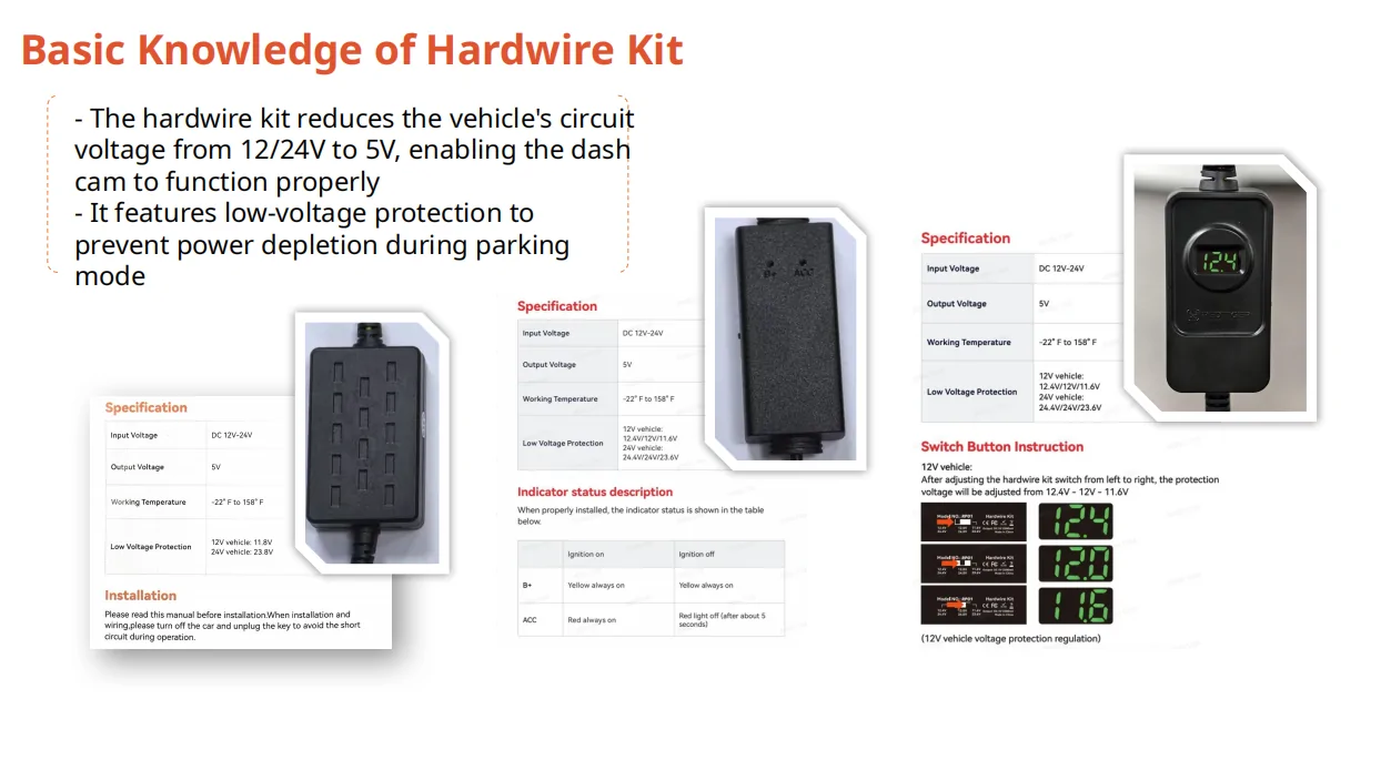 Tesla Cybertruck Wolfbox: Knowledge on Hardwire Kit and Installation [Part 1] Basic Knowledge of Hardwire Kit 6
