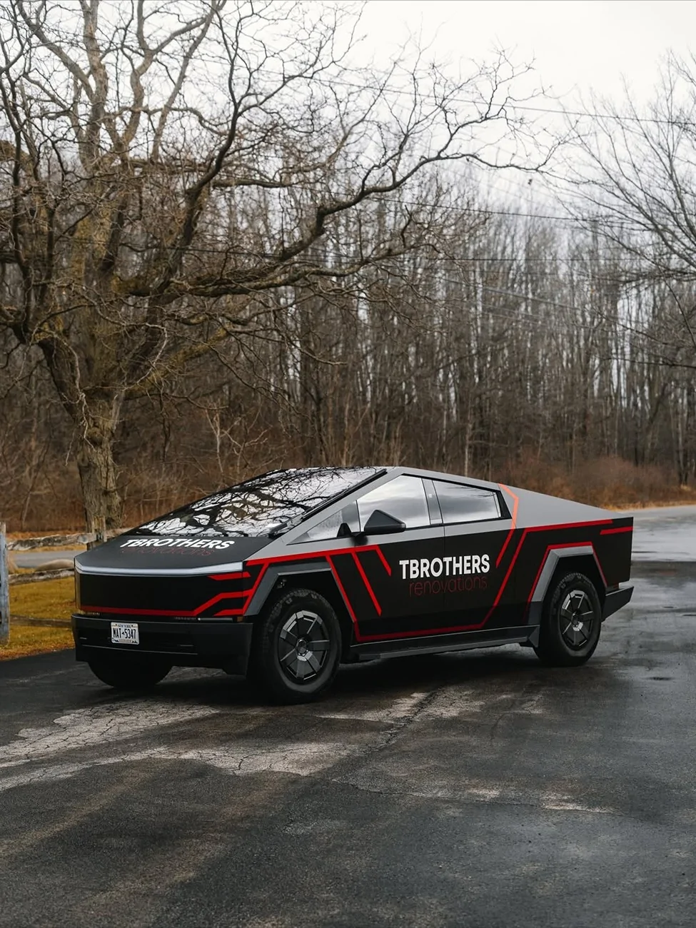 Tesla Cybertruck Pure PPF Frozen Black tron style Cybertruck wrapped by The Lab NA SnapInsta.to_590405243_18303736207267802_7144936437208004148_n