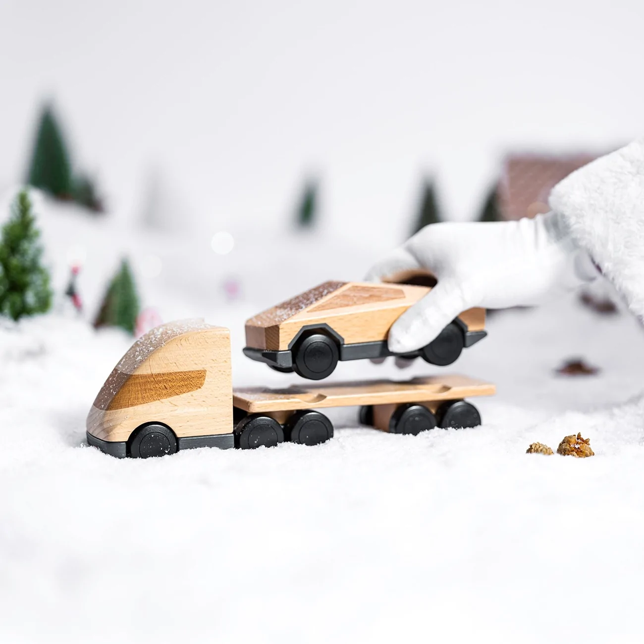New Tesla Semi & Cybertruck Wooden Playset | Tesla Cybertruck