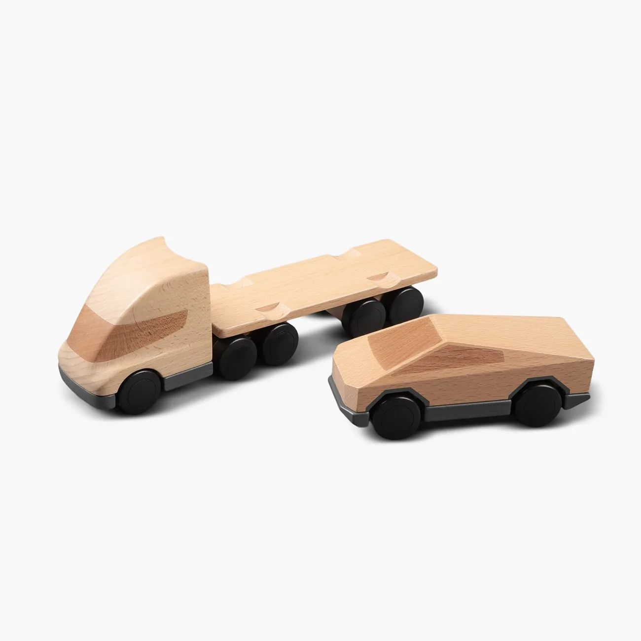 New Tesla Semi & Cybertruck Wooden Playset | Tesla Cybertruck