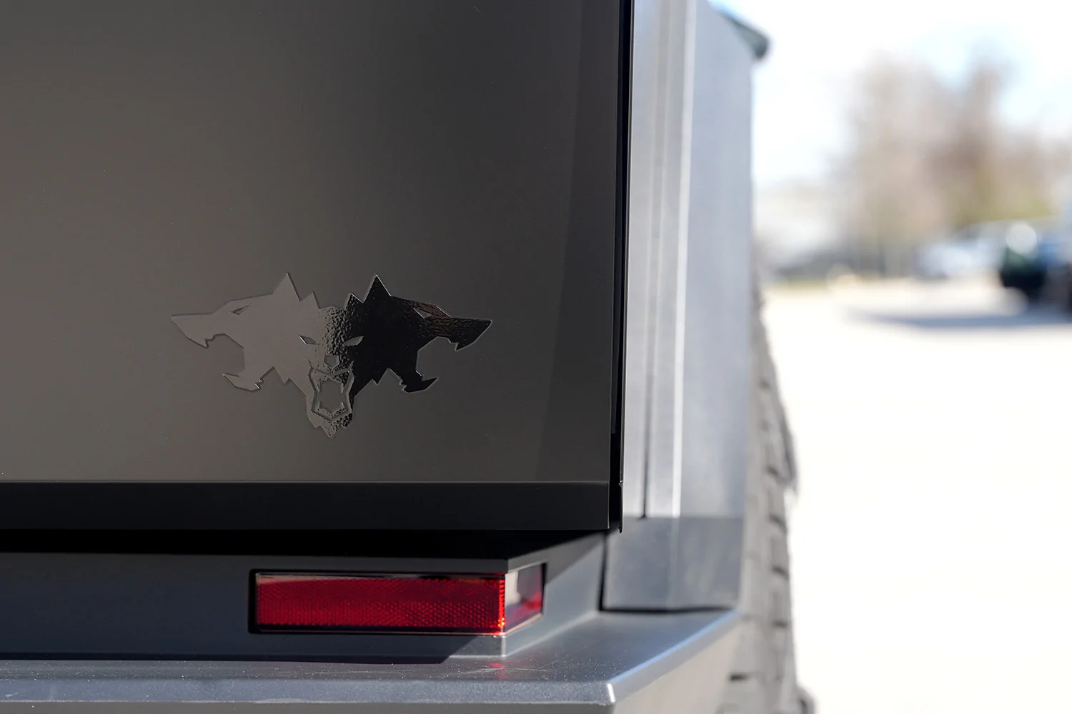 Tesla Cybertruck Satin Black Vinyl Wrapped Cybertruck + Gloss black badges by TESBROS / DIY Wrap Club Satin Black Vinyl Wrapped Cybertruck + Gloss black badges by TESBROS : DIY Wrap Club 2