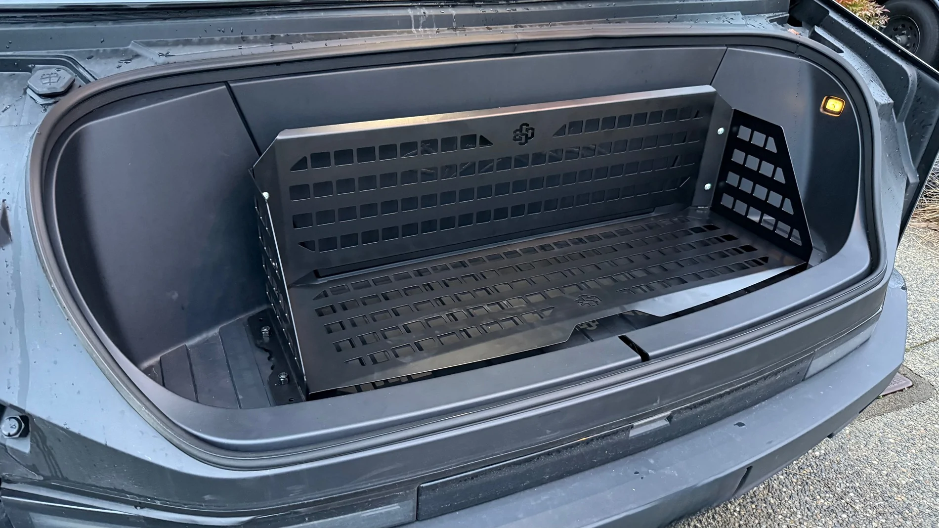 Tesla Cybertruck Frunk Molle kit IMG_6847