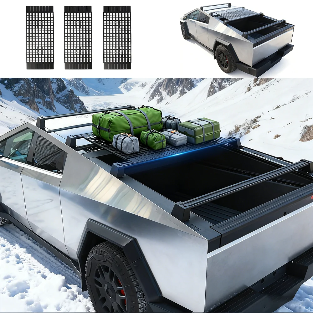 Tesla Cybertruck 𝐑𝐨𝐨𝐟 𝐑𝐚𝐜𝐤 𝐌𝐎𝐋𝐋𝐄 𝐏𝐚𝐧𝐞𝐥𝐬 - 𝐀 𝐌𝐨𝐝𝐮𝐥𝐚𝐫 𝐎𝐯𝐞𝐫𝐡𝐞𝐚𝐝 𝐒𝐭𝐨𝐫𝐚𝐠𝐞 𝐒𝐨𝐥𝐮𝐭𝐢𝐨𝐧(🔥30% off) 11