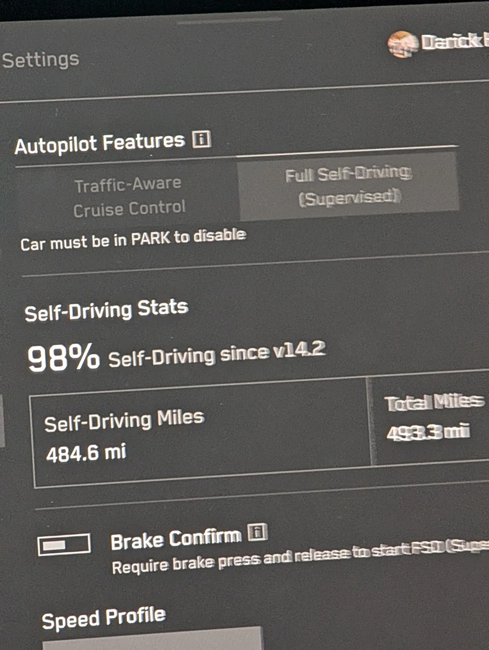 Tesla Cybertruck Thanksgiving FSD travel success. What's your FSD usage % so far? PXL_20251129_142821929