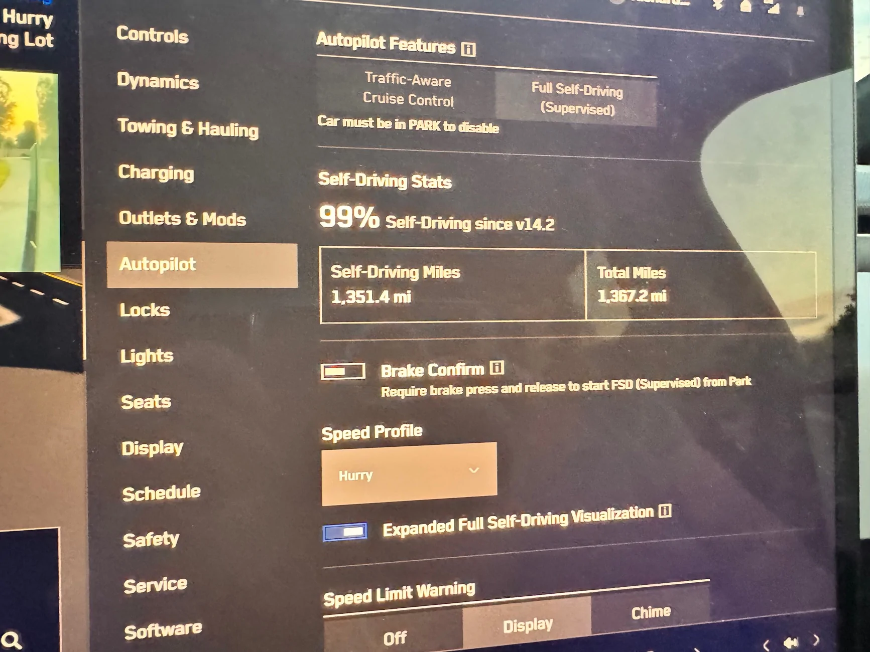 Tesla Cybertruck Thanksgiving FSD travel success. What's your FSD usage % so far? IMG_9299