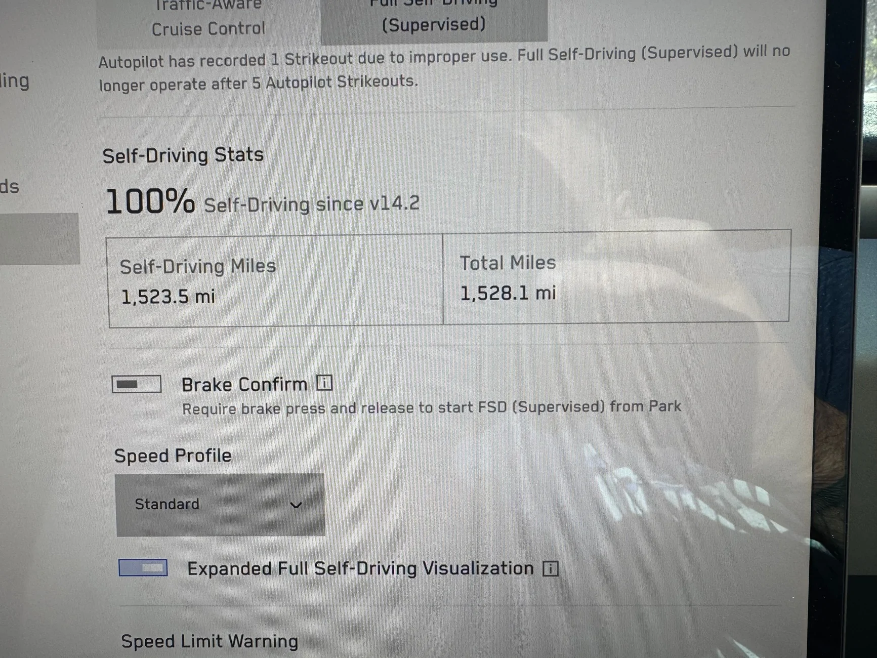 Tesla Cybertruck Cybertruck FSD drives 1,200 miles from Chicago to Florida without steering wheel or pedal touch (100% FSD score)! IMG_1135