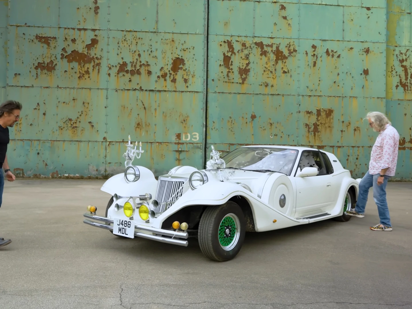 Tesla Cybertruck Alright, which one of you clowns did this? DOUCHENBURG hammon-and-may-with-clarkson-car