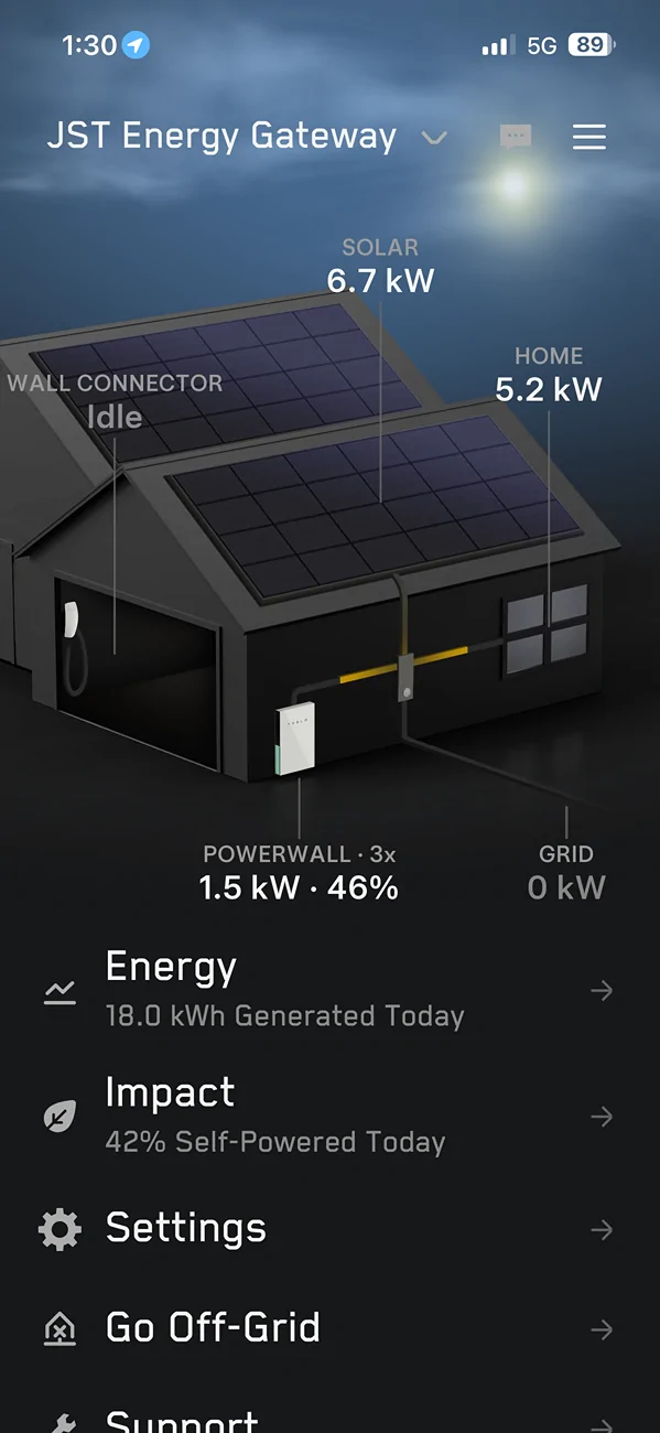 Tesla Cybertruck Powershare for Powerwalls update due soon IMG_9142
