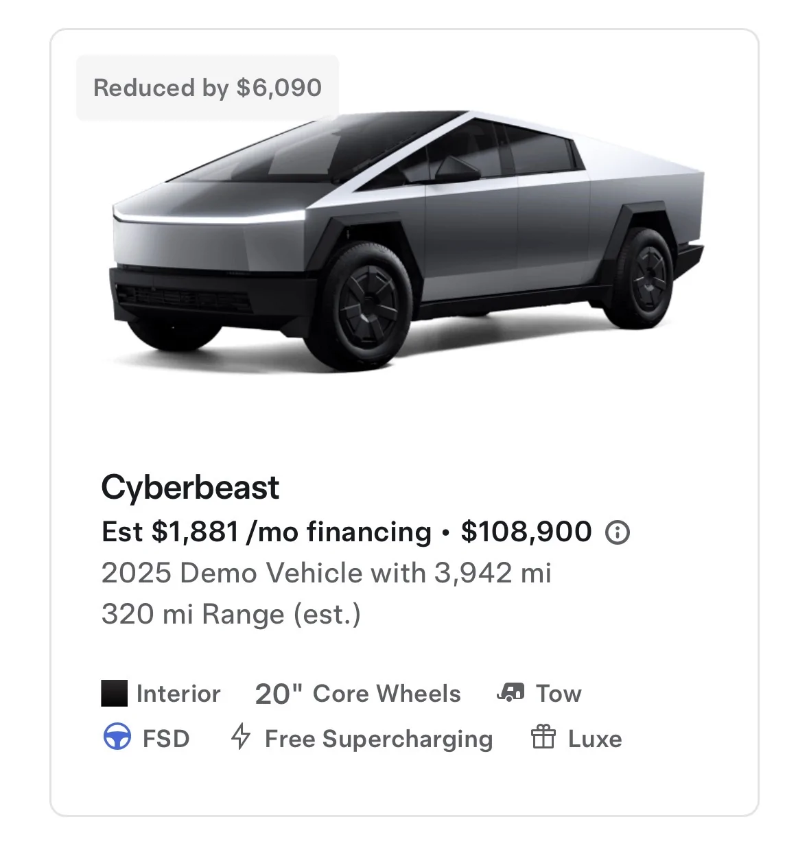 Tesla Cybertruck Cybertruck 8-10 Week delivery time - No inventory available. Changes coming? Something is going on IMG_3395