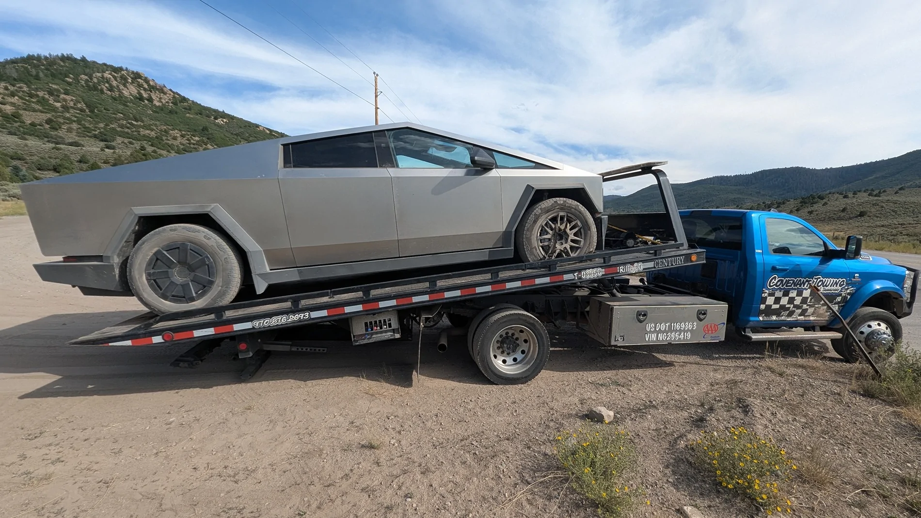 Tesla Cybertruck Off Roading with Core Wheels & Pirelli Scorpion ATR Tires?  Do it. PXL_20250726_230645456