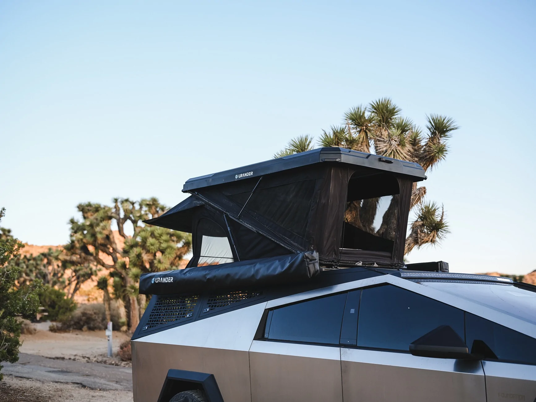 Tesla Cybertruck Joshua Tree Adventure with the Cybertruck – Overlanding Setup, CyberTent Mode, and LED-Lit Awning (Urander) DSCF3920