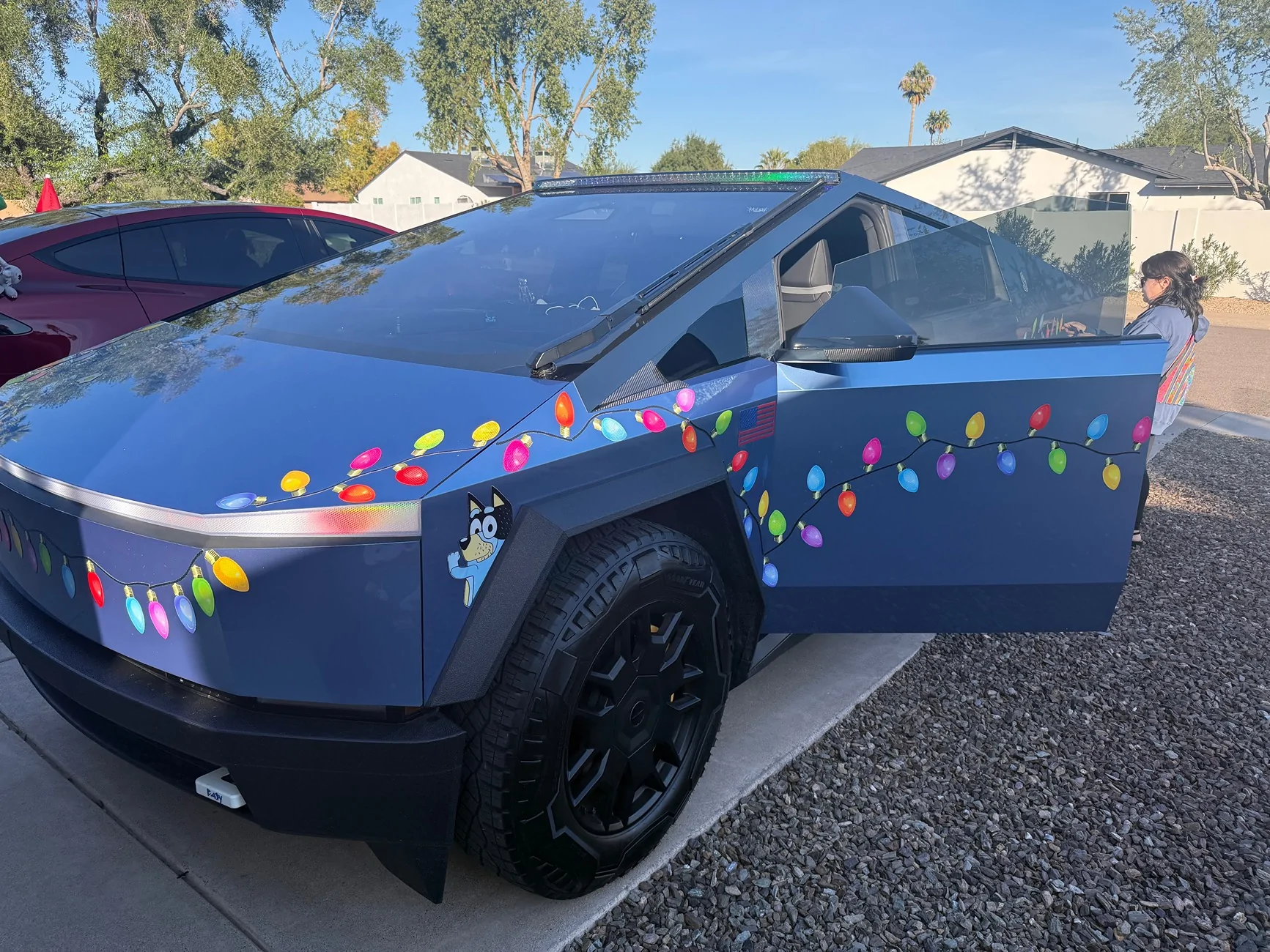 Tesla Cybertruck HO HO Holiday ideas. IMG_7638